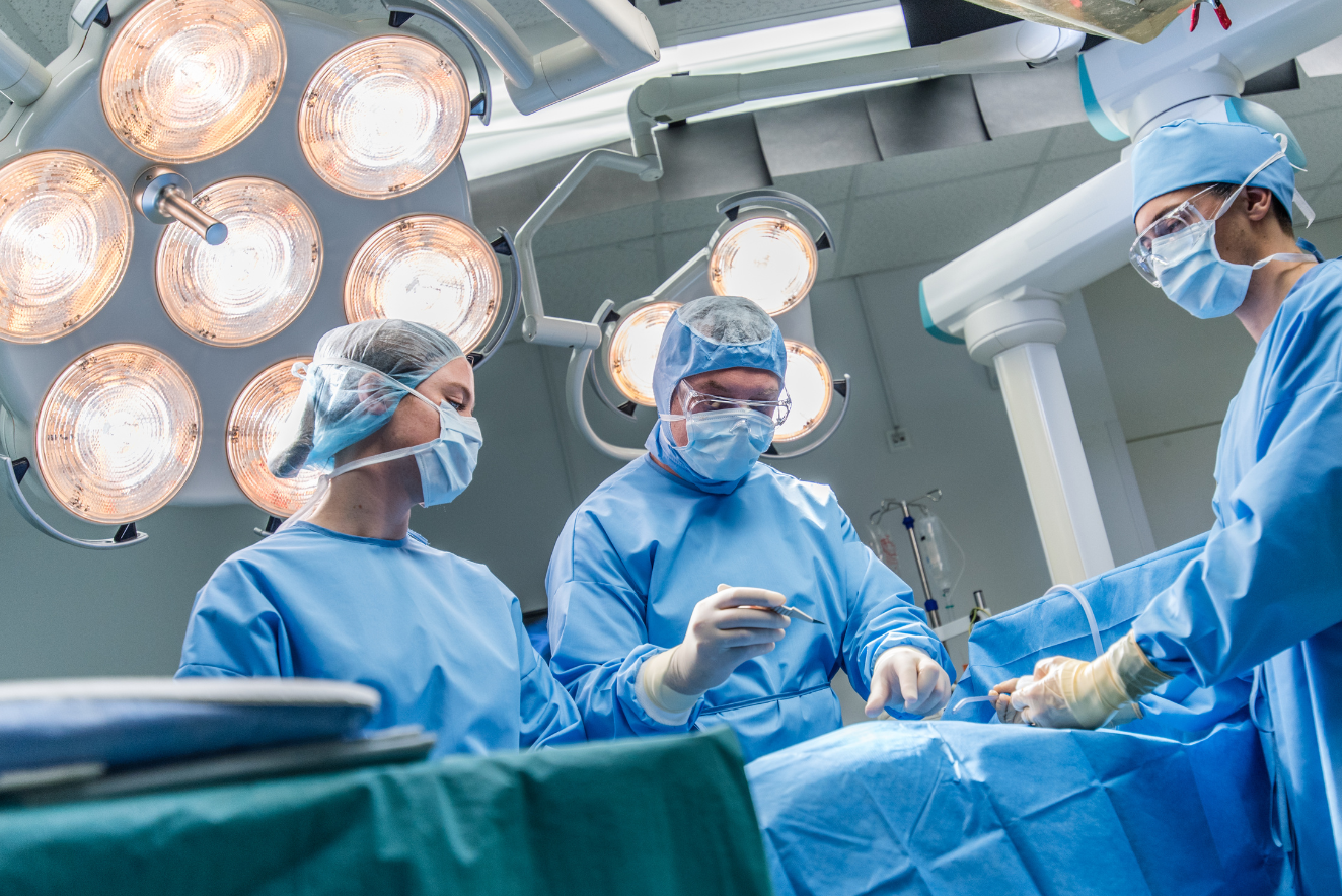 Improve lighting during open surgery