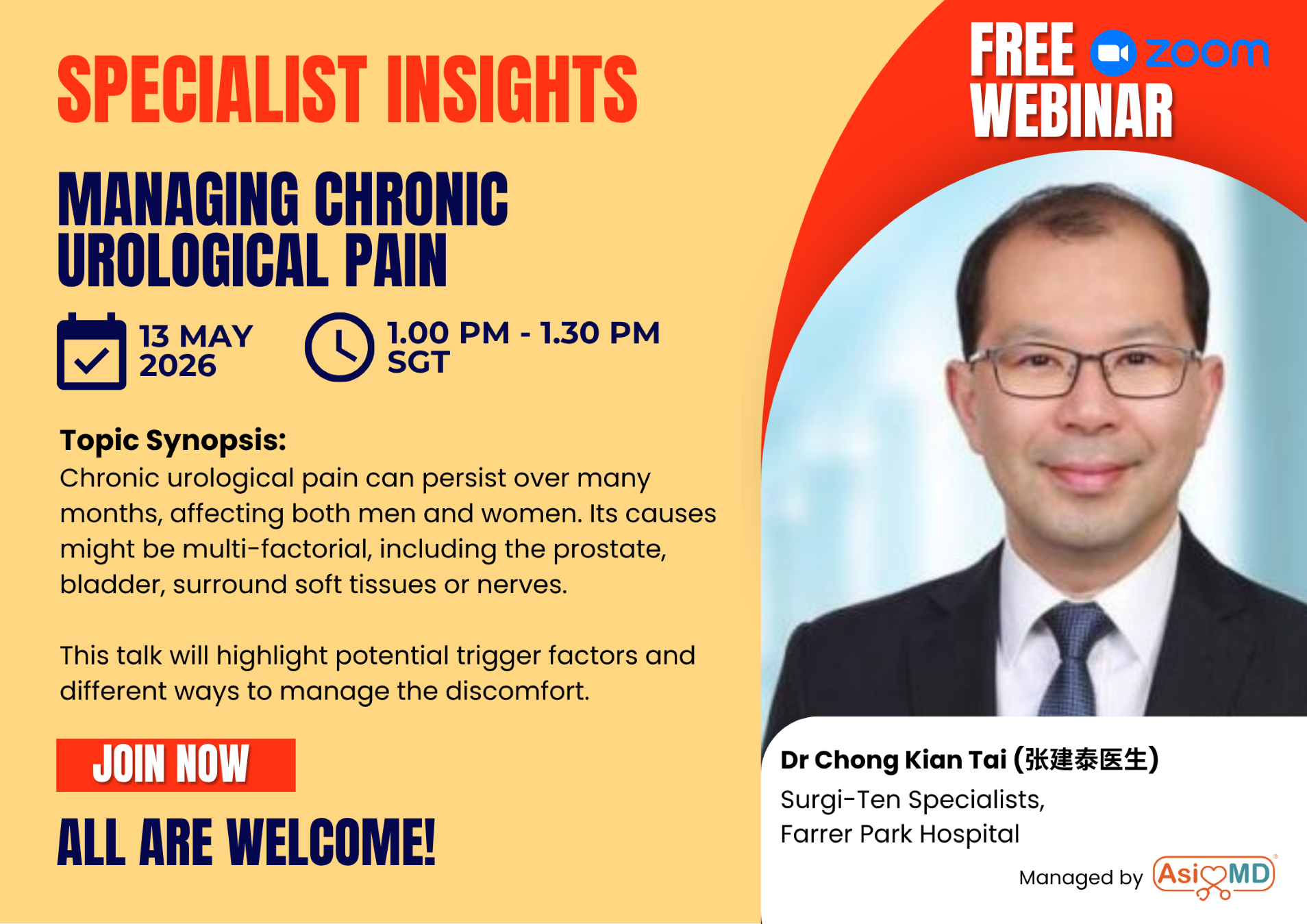Dr Chong Kian Tai Asia MD Webinar